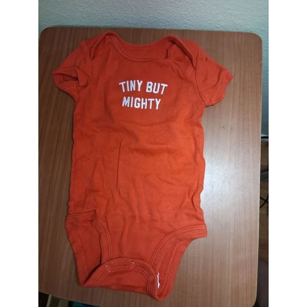 Carter's One Piece Bodysuit Tiny But Mighty Unisex Baby Size 3 Months